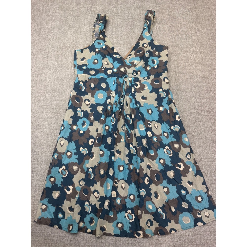 Patagonia Water Girl Badoo Dress Womens Medium M Organic Cotton Blossom Fields